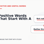 Positive Words That Start With A
