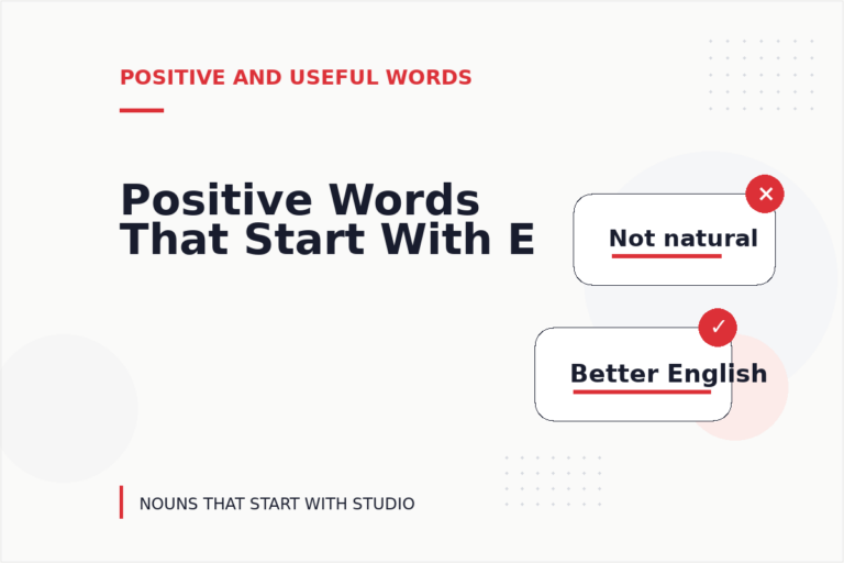 Positive Words That Start With E Positive Words That Start With E