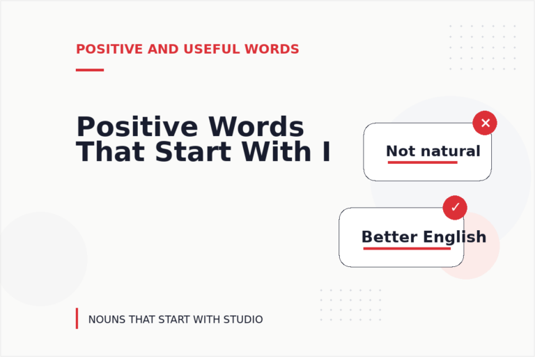 Positive Words That Start With I Positive Words That Start With I