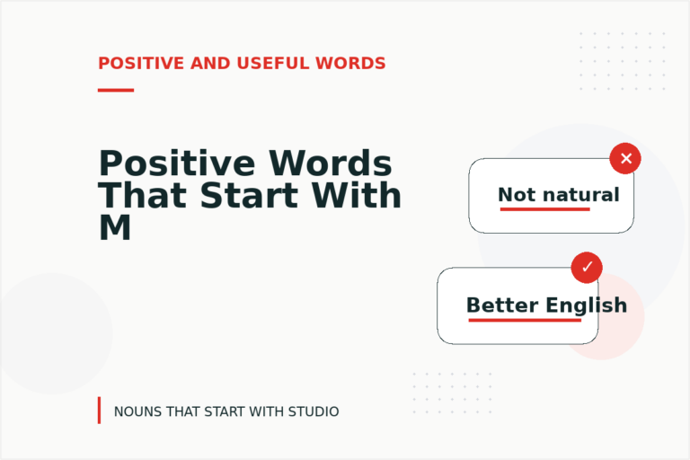 Positive Words That Start With M Positive Words That Start With M