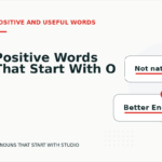 Positive Words That Start With O
