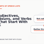 Adjectives, Nouns, and Verbs That Start With K