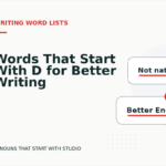 Words That Start With D for Better Writing