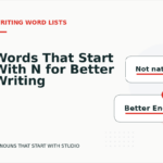 Words That Start With N for Better Writing