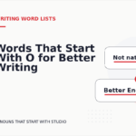 Words That Start With O for Better Writing